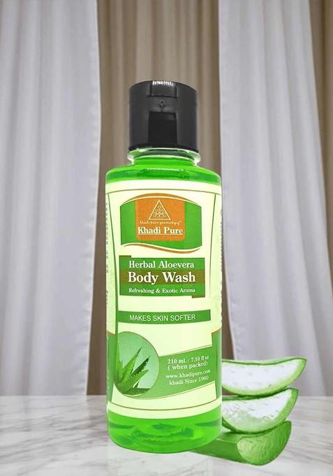 Khadi Pure Set Of 2 Herbal Aloe Vera Body Wash 210 Ml Each