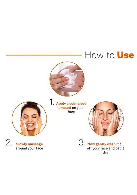 Love Earth Vitamin C Brightening Hydrating Face Wash 100Ml