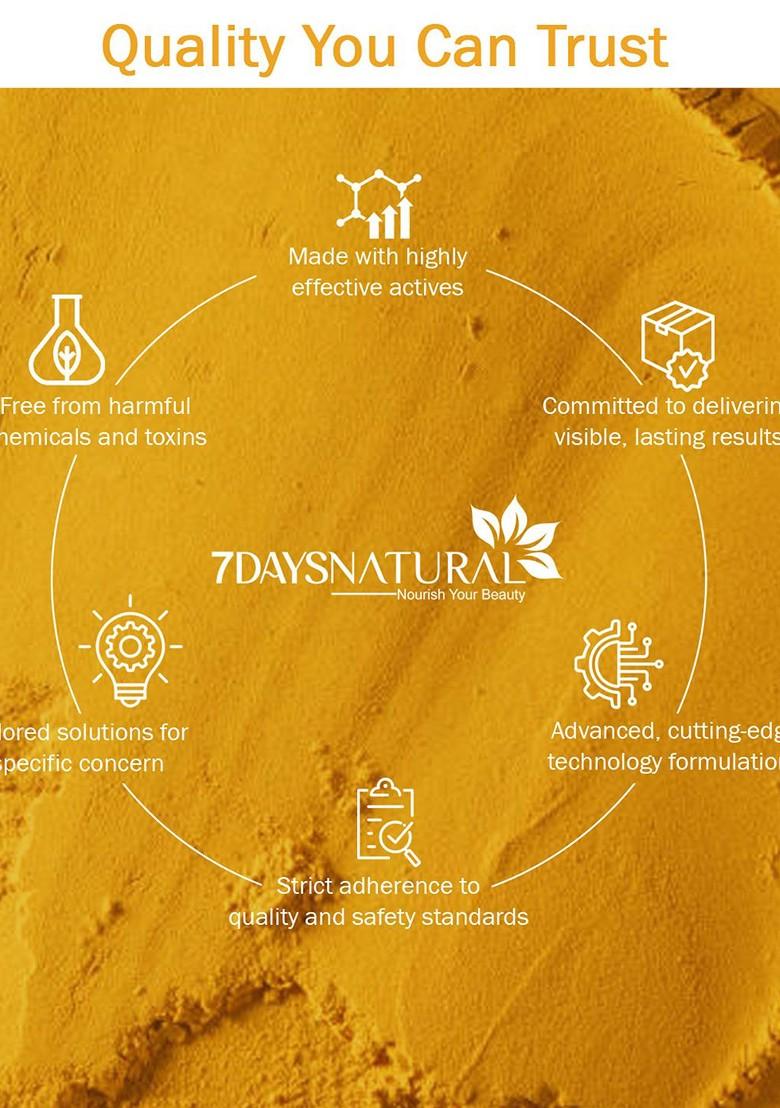 7Daysnatural Natural Ubtan Face Wash With Turmeric Saffron 100Ml