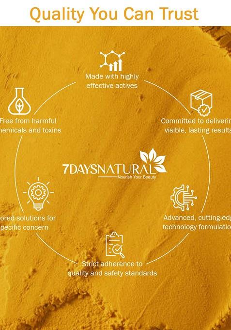 7Daysnatural Natural Ubtan Face Wash With Turmeric Saffron 100Ml