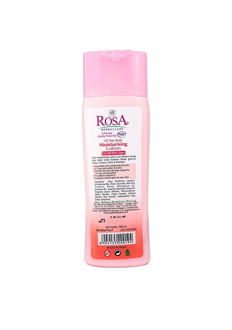 Rosa All Day Body Moisturising Lotion With Rose Honey Aloevera 300Ml