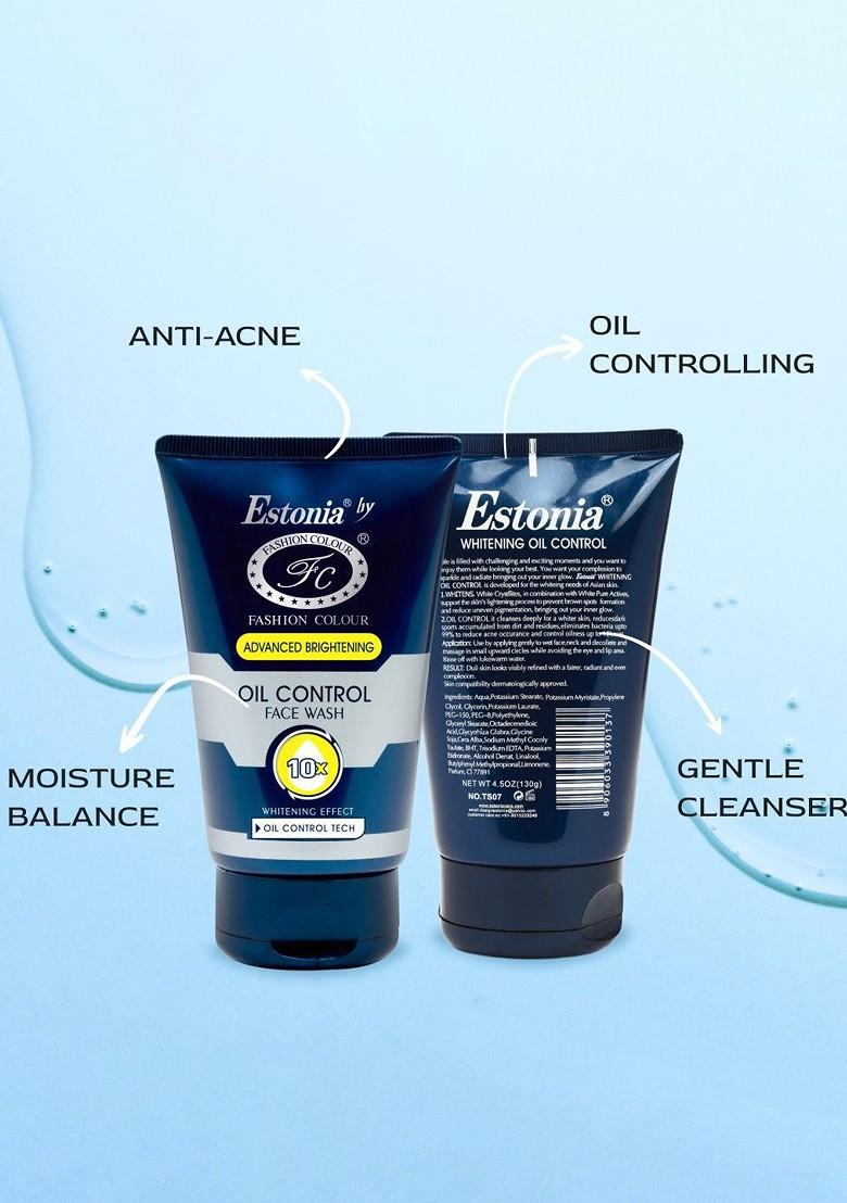 Fashion Colour Estonia Advance Brightening Oil Control Face Wash 130 Gm