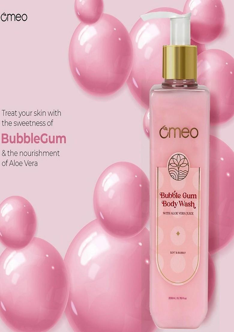 Omeo Bubble Gum Body Wash Shower Gel With Sweet Scent 200Ml