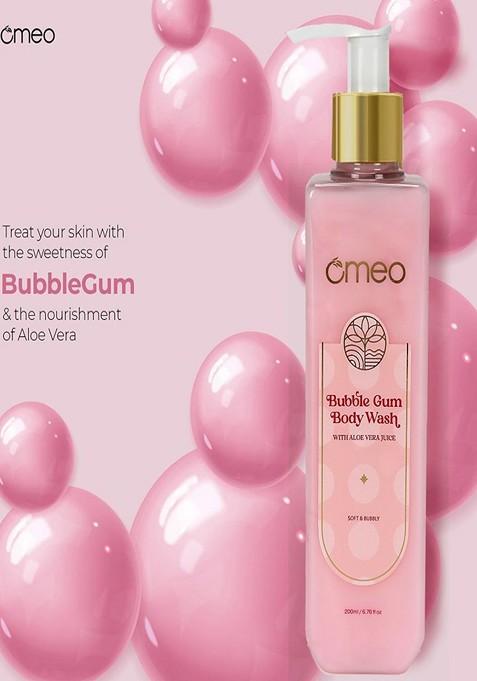Omeo Bubble Gum Body Wash Shower Gel With Sweet Scent 200Ml