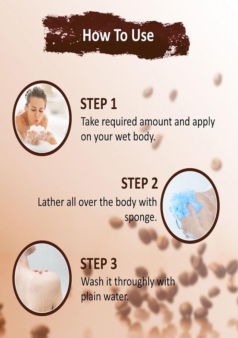 Omeo Coffee Body Wash Shower Gel With Natural Extract 200Ml