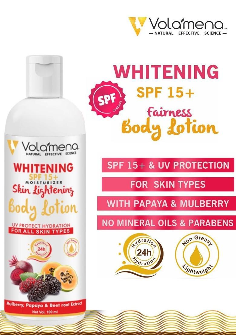 Volamena Whitening Moisturizer With Spf 15 Body Lotion 100 Ml