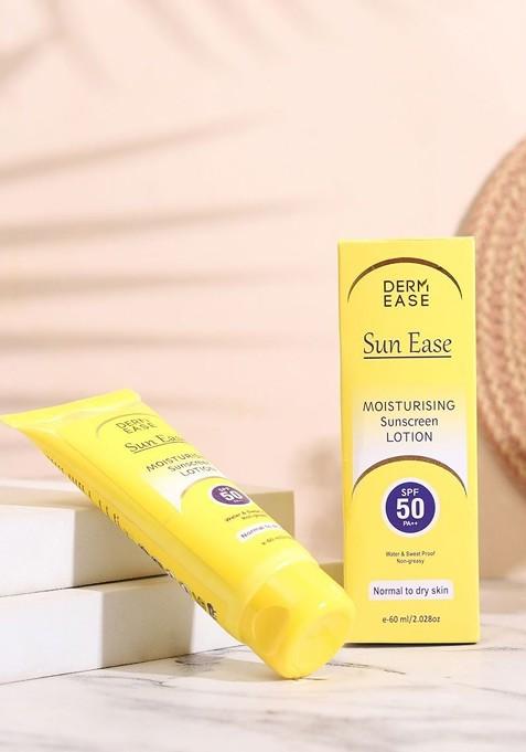 Dermease Sun Ease Moisturizing Sunscreen Lotion Spf 50 Pa 60 Ml