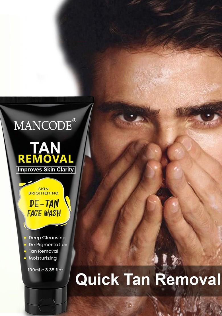 Mancode Unisex De Tan Face Wash 100Ml
