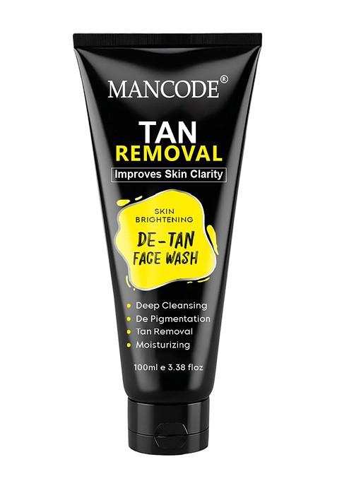 Mancode Unisex De Tan Face Wash 100Ml
