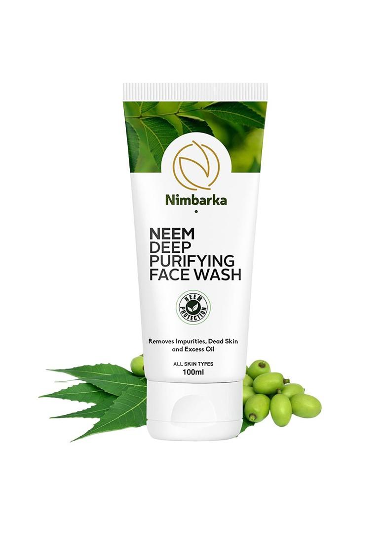 Nimbarka All Skin Types Neem Deep Purifying Face Wash For Acne Control 100 Ml