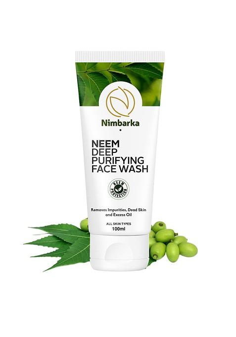 Nimbarka All Skin Types Neem Deep Purifying Face Wash For Acne Control 100 Ml