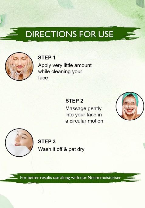 Nimbarka All Skin Types Neem Deep Purifying Face Wash For Acne Control 100 Ml