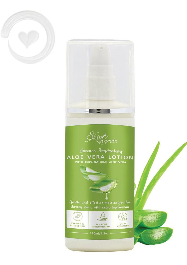 Skin Secrets Intense Hydrating Aloe Vera Body Lotion With Glycerine 120 Ml