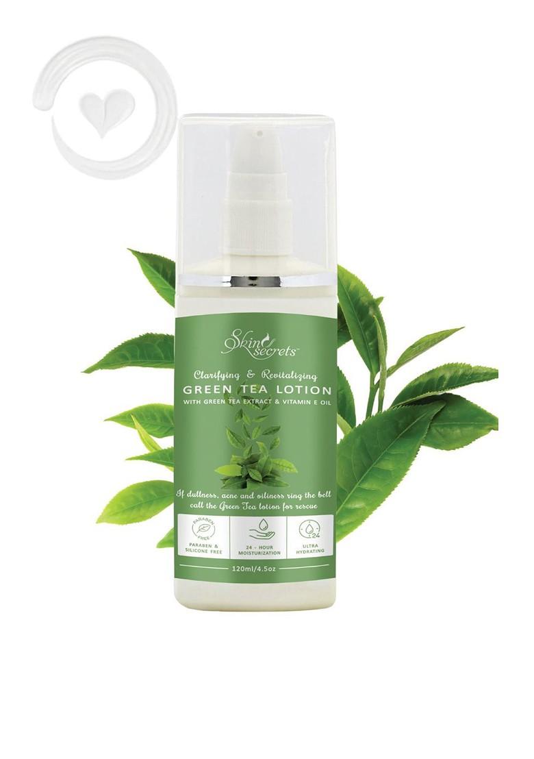 Skin Secrets Clarifying Revitalizing Green Tea Body Lotion With Vitamin E Oil 120 Ml