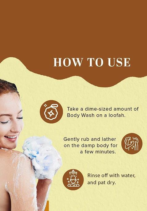 Khadi Pure Herbal Sandalwood Honey Body Wash 210 Ml