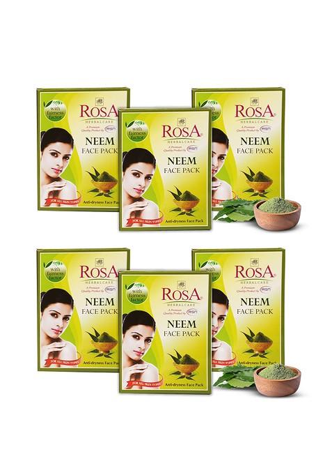 Rosa Pack Of 6 Neem Face 25 Gm