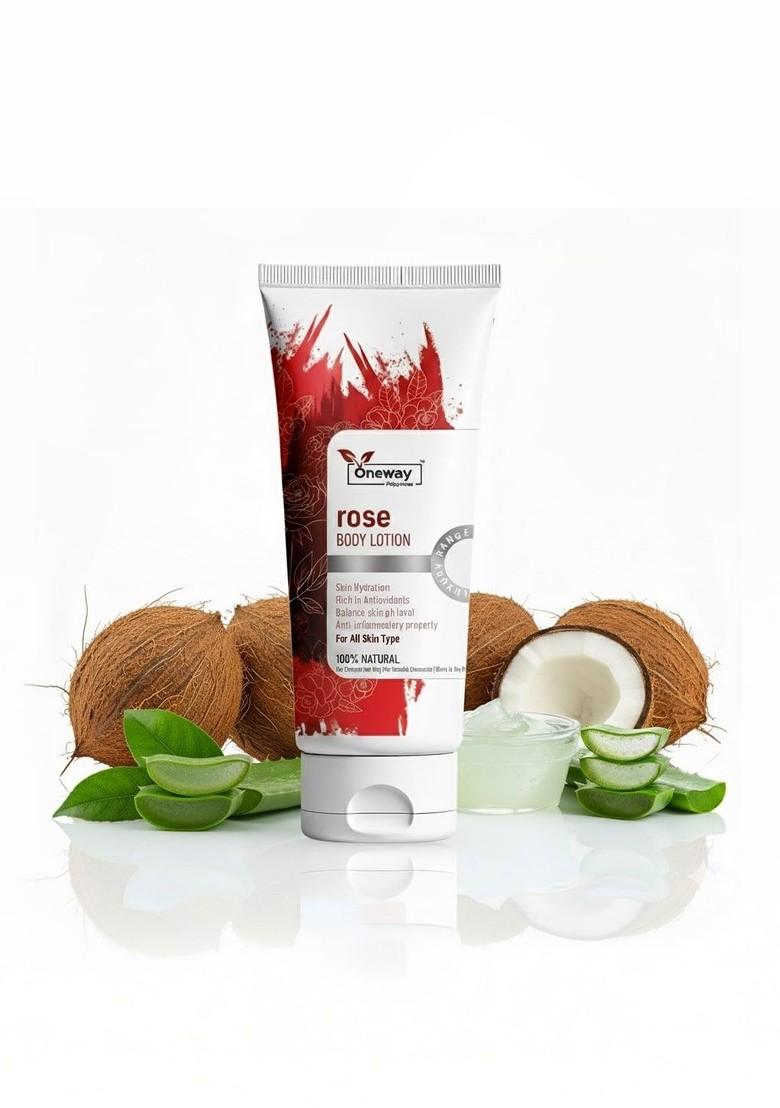 Oneway Happiness Rose Body Lotion For Deep Hydration 100 Ml