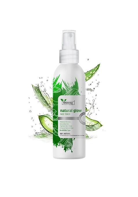 Oneway Happiness Natural Glow Toner With Aloe Vera 100 Ml