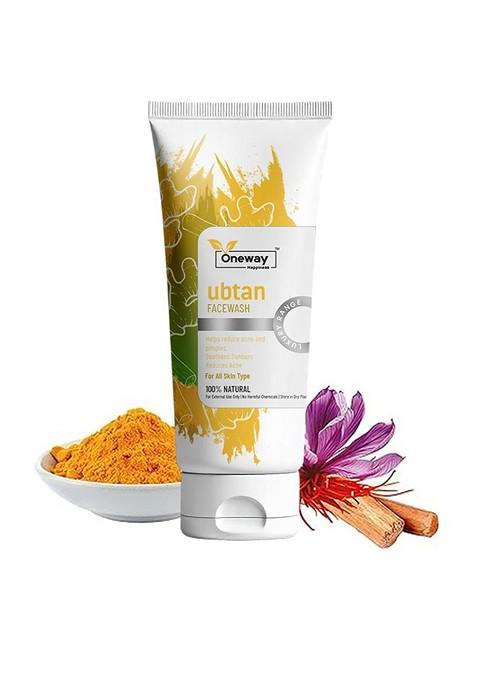 Oneway Happiness Ubtan Tan Removal Face Wash 100 Ml