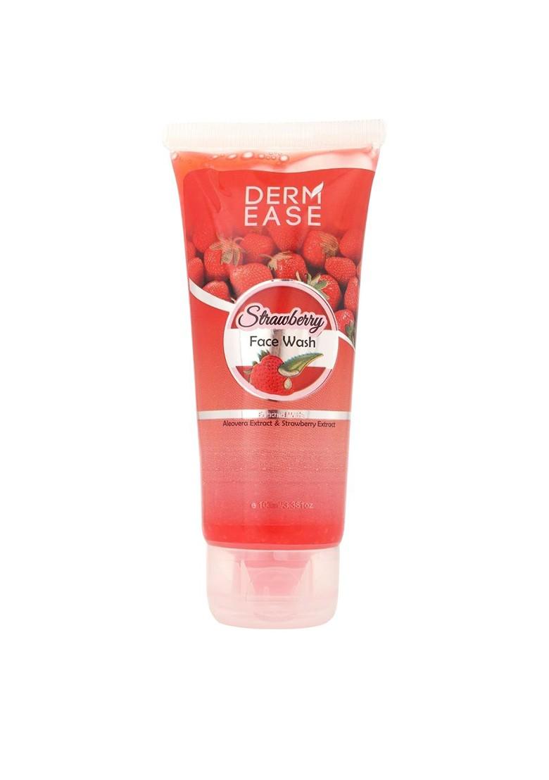 Dermease Strawberry Face Wash For Moisturization With Aloevera Extract 100 Ml