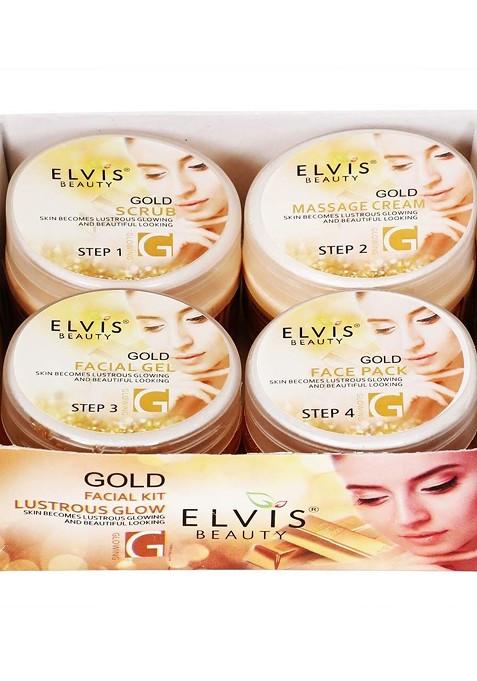 Elvis Beauty Gold Facial Kit For Lustrous Glow 200 G