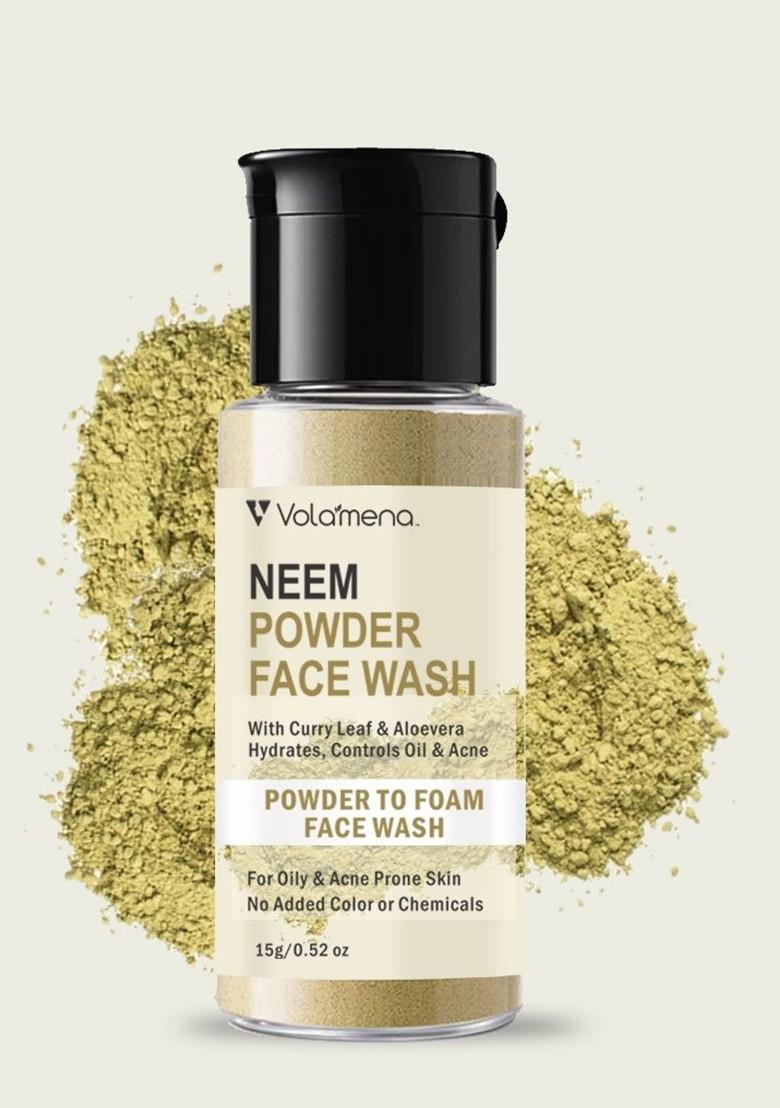 Volamena Neem Powder Face Wash With Aloe Vera 15 G