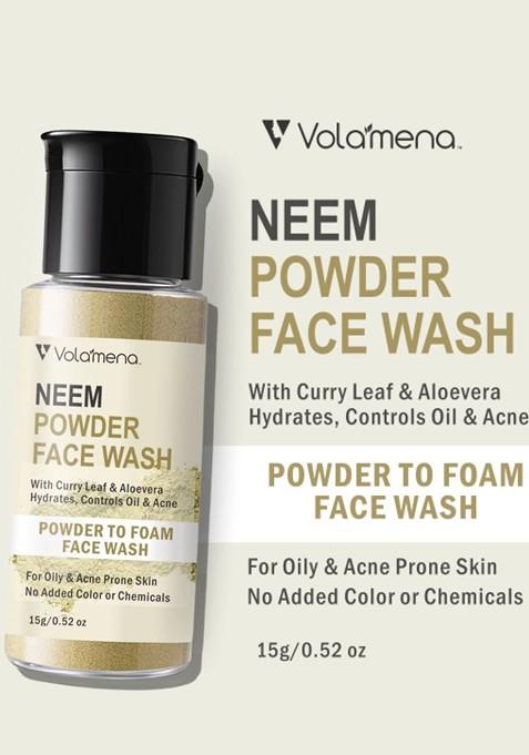 Volamena Neem Powder Face Wash With Aloe Vera 15 G