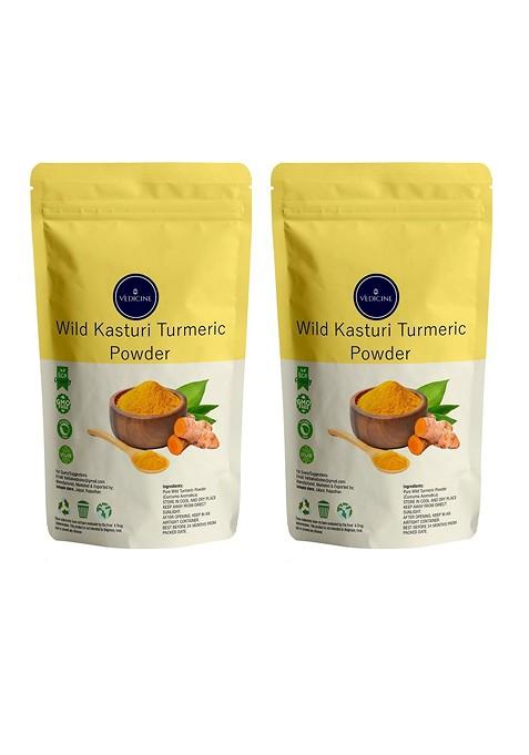 Vedicine Set Of 2 Wild Turmeric Powder Face Pack 100 G Each