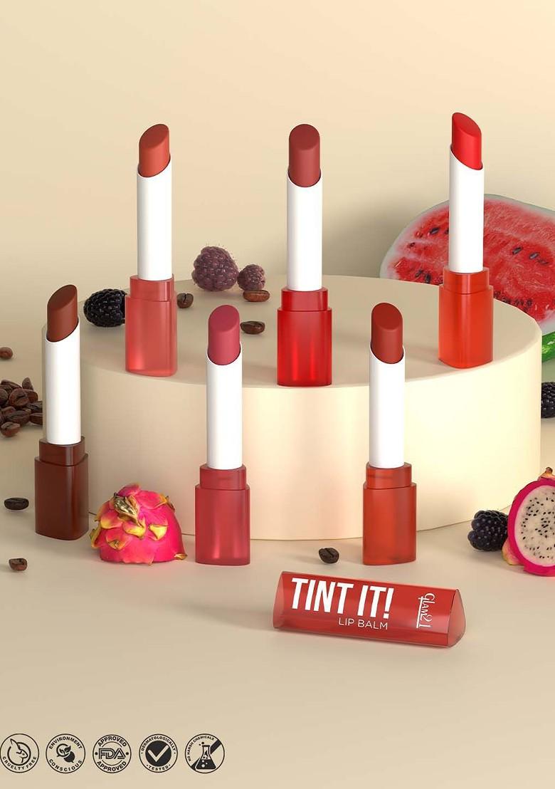 Glam21 Set Of 2 Lip Tint It Balm With Vitamin E 3 5 G Each Cranberry 02 Watermelon 06