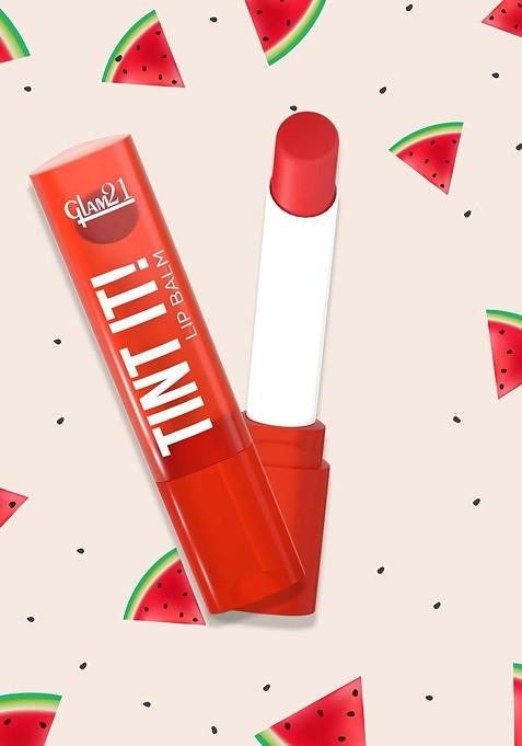 Glam21 Set Of 2 Lip Tint It Balm With Vitamin E 3 5 G Each Cranberry 02 Watermelon 06