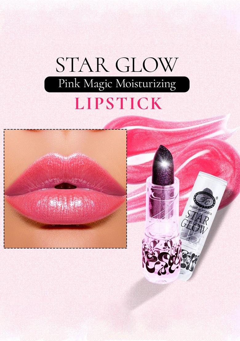 Fashion Colour Pink Magic Star Glow Moisturizing Shimmery Tinted Lip Balm 3 8G Gls09