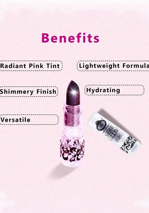 Fashion Colour Pink Magic Star Glow Moisturizing Shimmery Tinted Lip Balm 3 8G Gls09