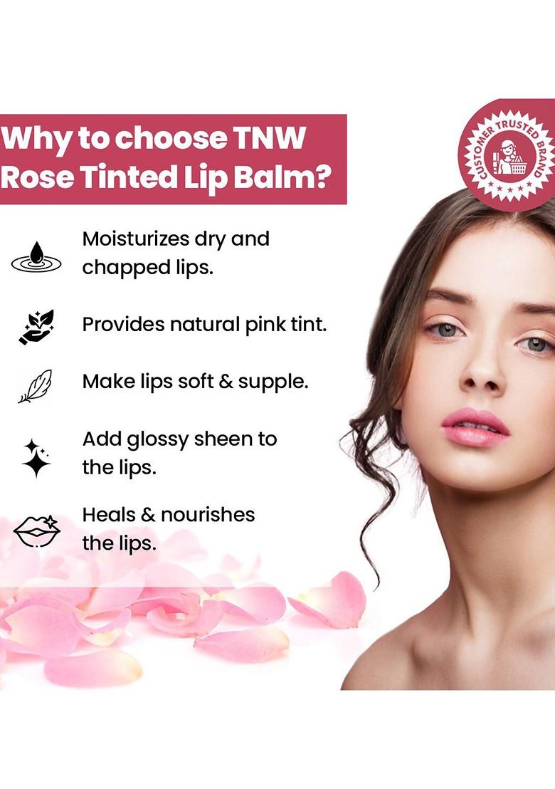 Tnw The Natural Wash Rose Tinted Lip Balm Pink