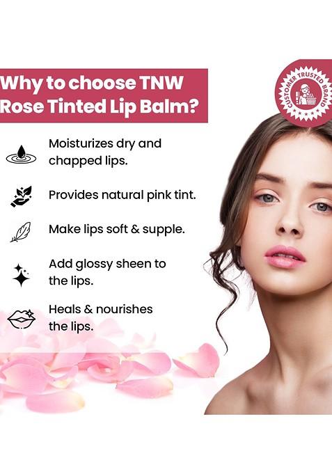 Tnw The Natural Wash Rose Tinted Lip Balm Pink