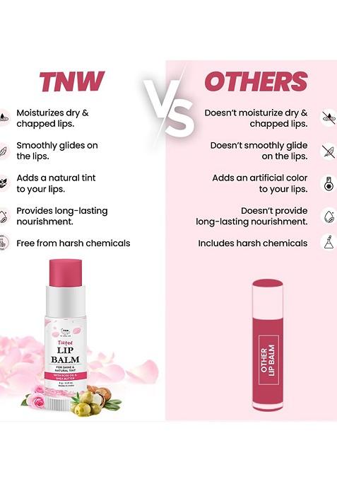 Tnw The Natural Wash Rose Tinted Lip Balm Pink