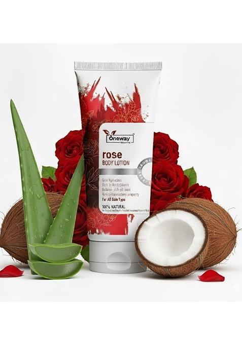 Oneway Happiness Rose Body Lotion With Aloe Vera 100 Ml