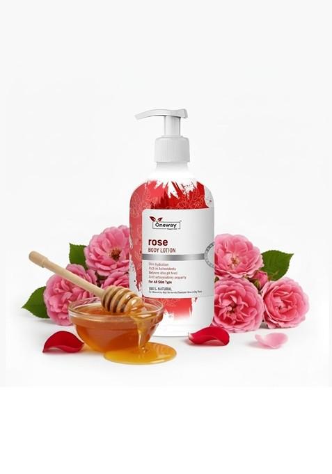 Oneway Happiness Rose Lightening Hydrating Body Lotion With Shea Butter 300 Ml