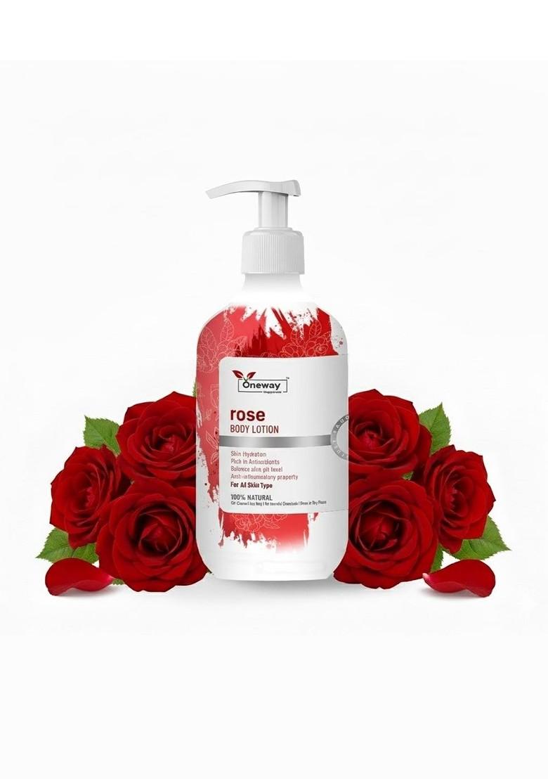 Oneway Happiness Rose Lightening Hydrating Body Lotion With Vitamin E 300 Ml