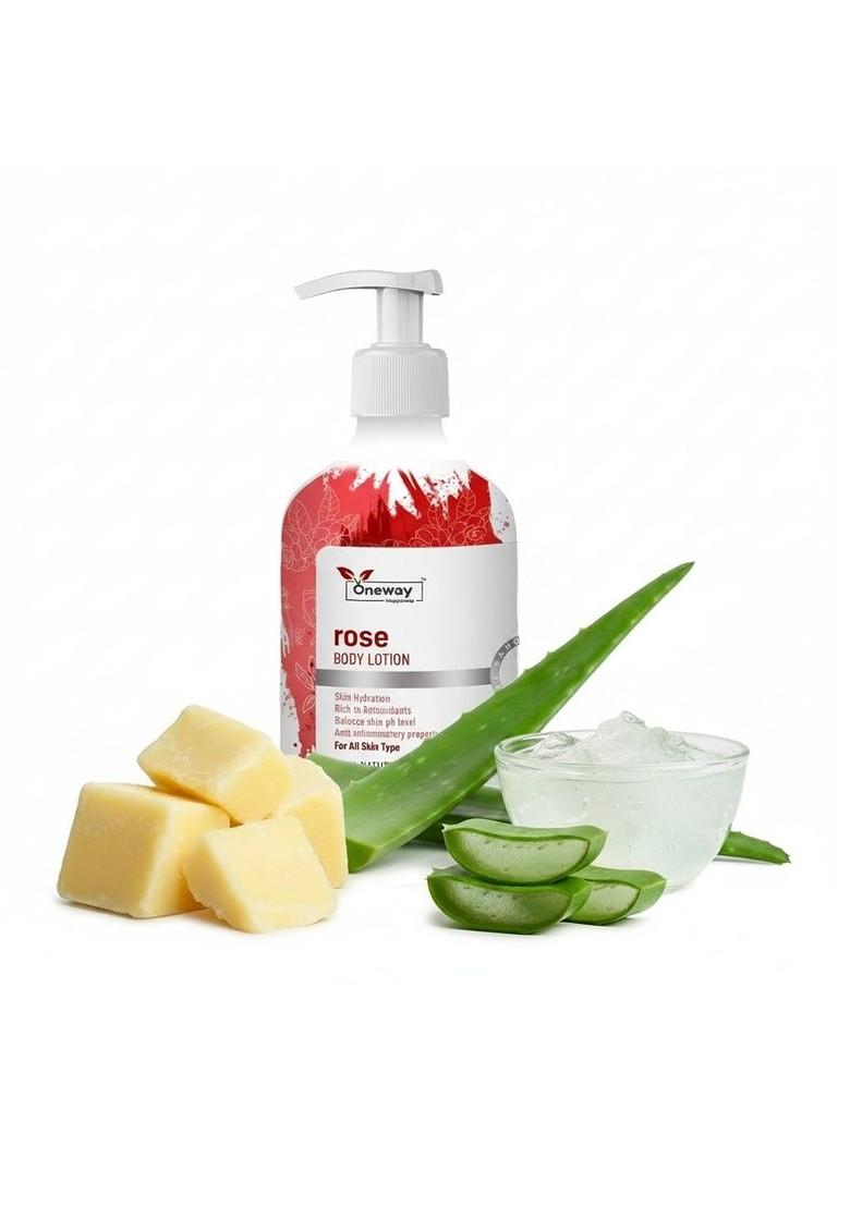 Oneway Happiness Rose Lightening Hydrating Body Lotion 300 Ml