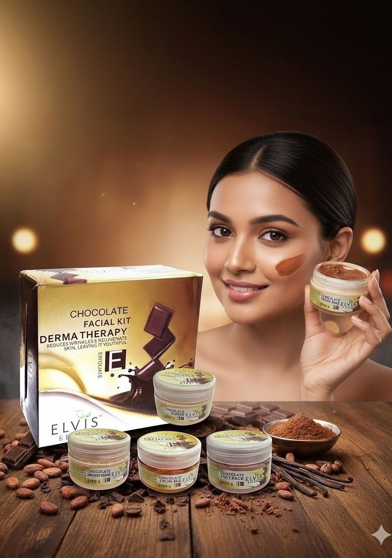 Elvis Beauty Chocolate Facial Kit For Anti Aging 200 G