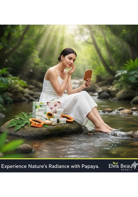 Elvis Beauty 5 Steps Papaya Facial Kit For Anti Pigmentation 420 G