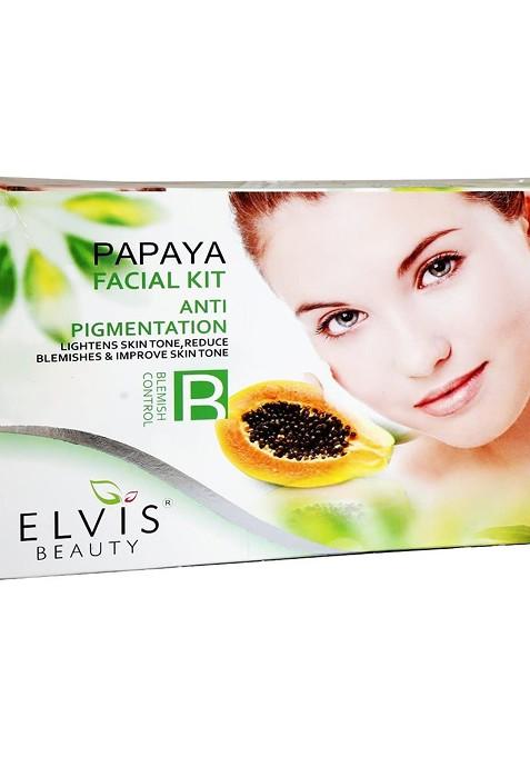 Elvis Beauty 5 Steps Papaya Facial Kit For Anti Pigmentation 420 G