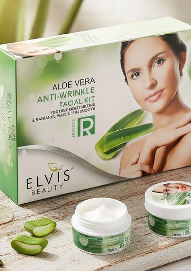 Elvis Beauty Women Aloe Vera Anti Wrinkle Deep Moisturizing Radiance Facial Kit 420 G