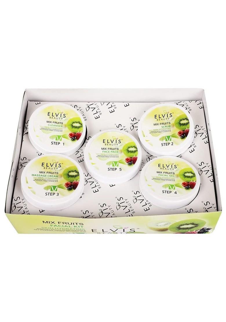 Elvis Beauty 5 Steps Mix Fruits Facial Kit For Pigmentation 420 G