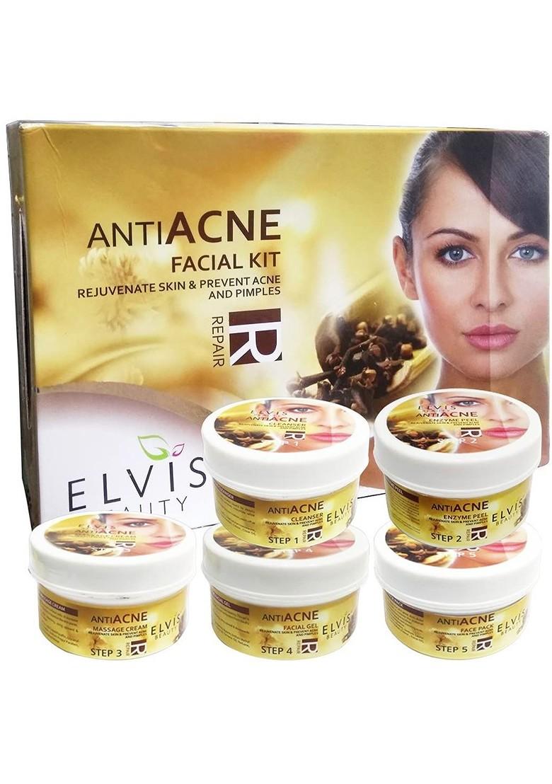 Elvis Beauty 5 Steps Anti Acne Facial Kit 420 G