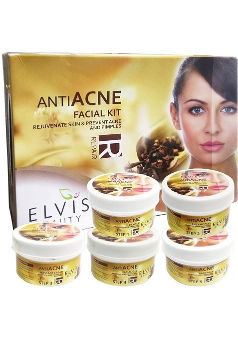 Elvis Beauty 5 Steps Anti Acne Facial Kit 420 G