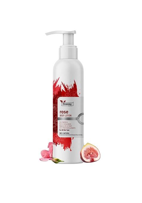 Oneway Happiness Rose Body Lotion With Aloe Vera 200 Ml