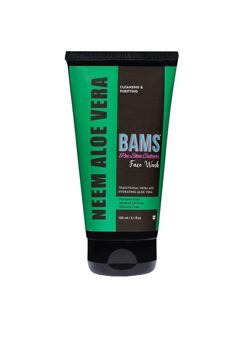 Bams Pop Skin Culture Neem Aloe Vera Face Wash 150 Ml