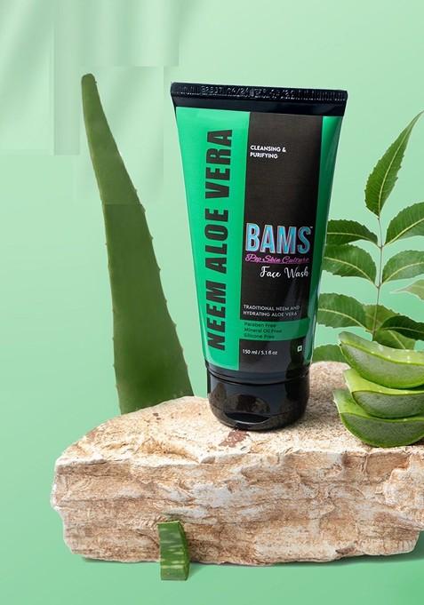 Bams Pop Skin Culture Neem Aloe Vera Face Wash 150 Ml