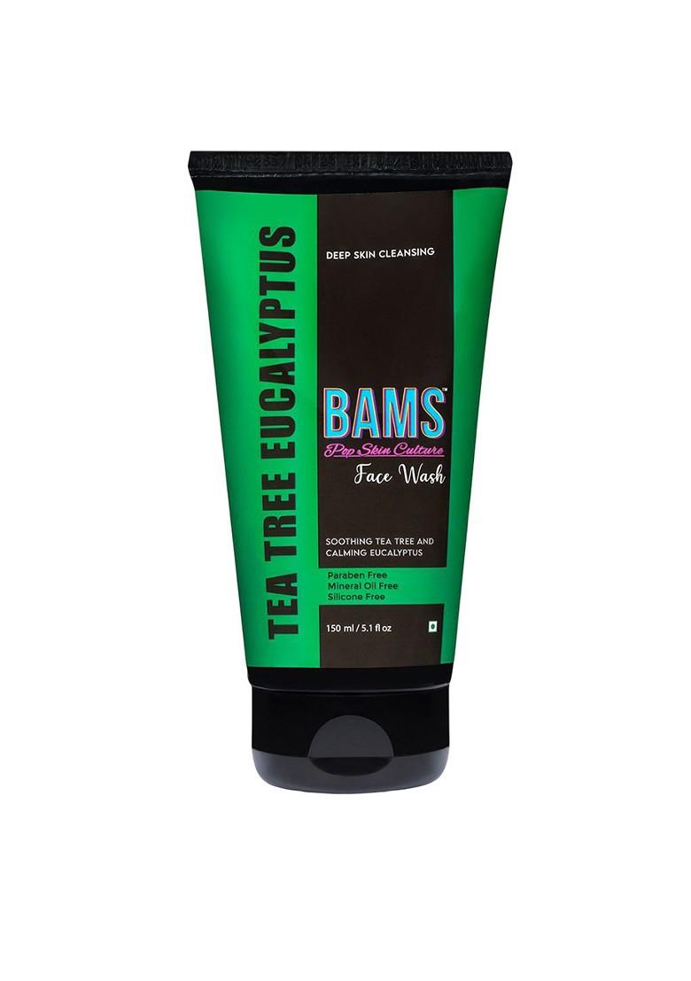 Bams Pop Skin Culture Tea Tree Eucalyptus Face Wash 150 Ml